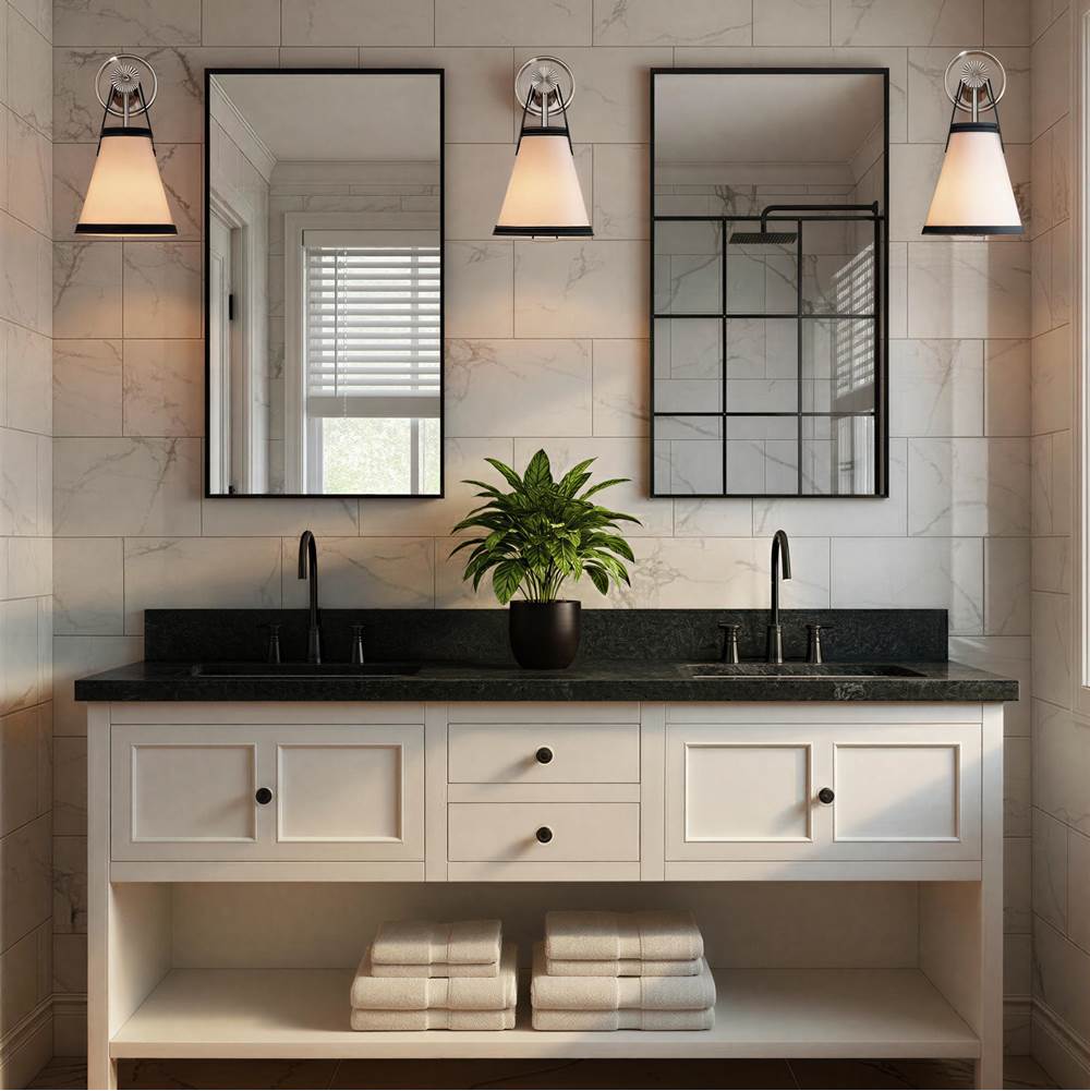 Crystorama CAL-2401-PN Polished Nickel Libby Langdon Callahan 7.25'' Polished Nickel Sconce Image 3