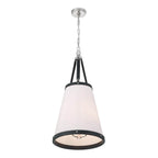 Crystorama CAL-2404-PN Polished Nickel Libby Langdon Callahan 14.25'' Polished Nickel Pendant Image 5