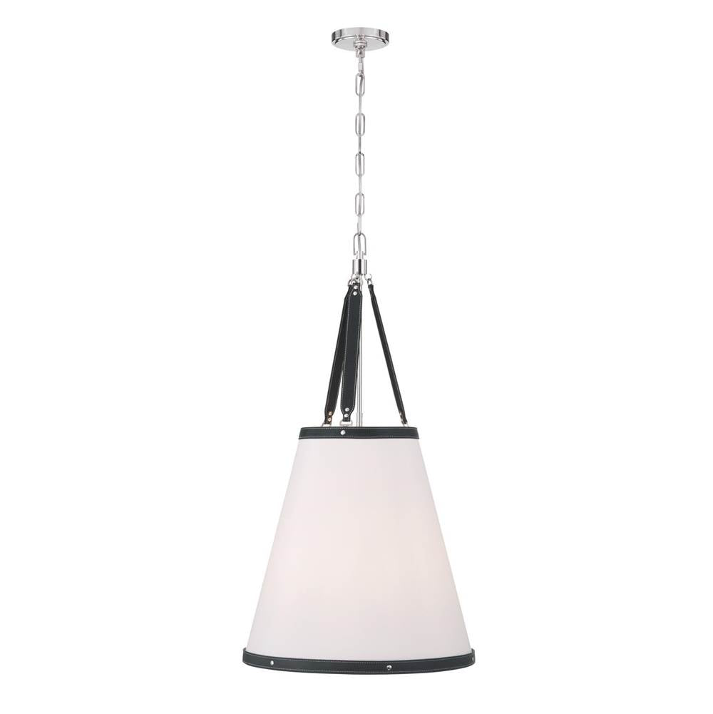 Crystorama CAL-2405-PN Polished Nickel Libby Langdon Callahan 18'' Polished Nickel Pendant Image 6