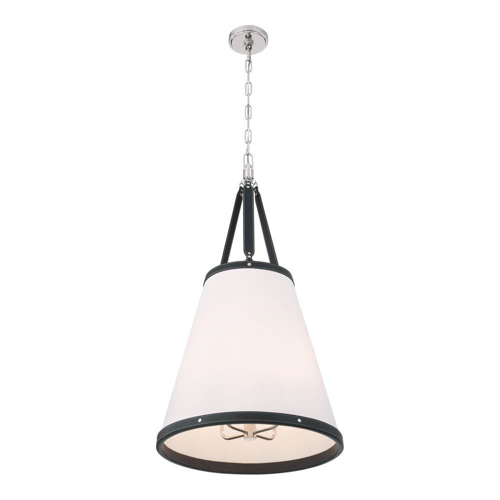 Crystorama CAL-2405-PN Polished Nickel Libby Langdon Callahan 18'' Polished Nickel Pendant Image 5