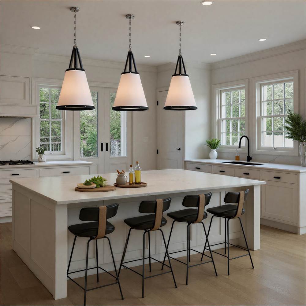 Crystorama CAL-2405-PN Polished Nickel Libby Langdon Callahan 18'' Polished Nickel Pendant Image 3