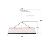 Crystorama CAL-2407-PN Polished Nickel Libby Langdon Callahan 47.5'' Polished Nickel Linear Oval Chandelier Image 2
