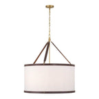 Crystorama CAL-2408-LG Luxe Gold Libby Langdon Callahan 28'' Luxe Gold Pendant Image 7