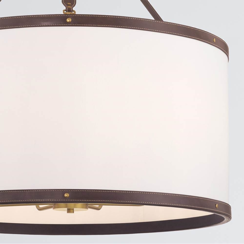 Crystorama CAL-2408-LG Luxe Gold Libby Langdon Callahan 28'' Luxe Gold Pendant Image 5