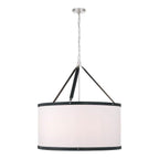 Crystorama CAL-2408-PN Polished Nickel Libby Langdon Callahan 28'' Polished Nickel Pendant Image 6