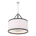 Crystorama CAL-2408-PN Polished Nickel Libby Langdon Callahan 28'' Polished Nickel Pendant Image 5
