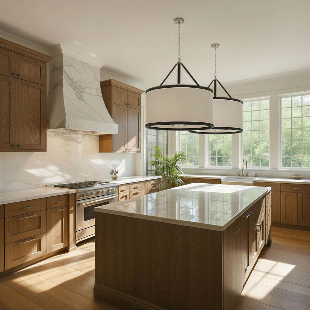 Crystorama CAL-2408-PN Polished Nickel Libby Langdon Callahan 28'' Polished Nickel Pendant Image 3