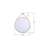 Crystorama CAL-M218-LG Luxe Gold Libby Langdon Callahan 17.75'' Luxe Gold Mirror Image 3