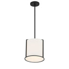 Crystorama CAR-9201-BK Black Carlyn 1 Light Black Pendant Image 5