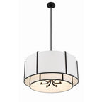 Crystorama CAR-9209-BK Black Carlyn 6 Light Black Chandelier Image 4