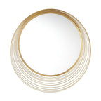 Crystorama CEC-M770-GA Antique Gold Cecile 34.75'' Antique Gold Mirror Image 1