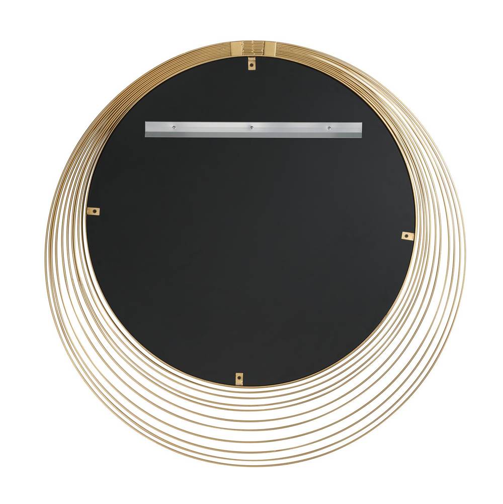 Crystorama CEC-M770-GA Antique Gold Cecile 34.75'' Antique Gold Mirror Image 4