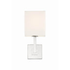 Crystorama Chatham 1 Light Polished Nickel Wall Mount
