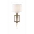 Crystorama CLI-231-AG Aged Brass Clifton 1 Light Aged Brass Wall Mount Image 1