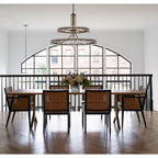 Crystorama Clover 24 Light Aged Brass Two-tier Chandelier