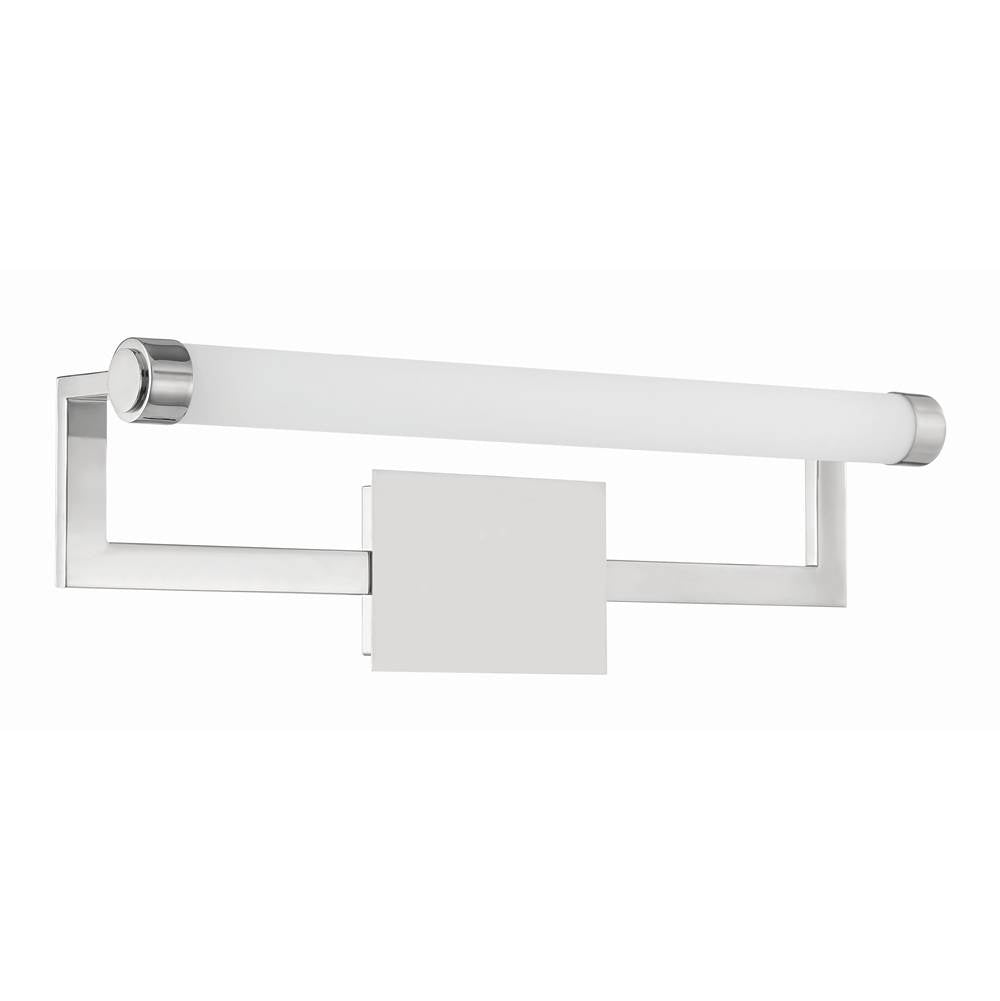 Crystorama Clinton 1 Light Matte Black Bathroom Vanity