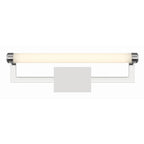 Crystorama CLT-7201-PN Polished Nickel Clinton 1 Light Polished Nickel Bathroom Vanity Image 3