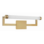 Crystorama Clinton 1 Light Matte Black Bathroom Vanity
