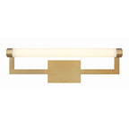 Crystorama CLT-7201-VG Vibrant Gold Clinton 1 Light Vibrant Gold Bathroom Vanity Image 3