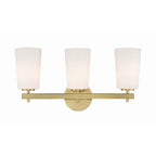 Crystorama COL-103-AG Aged Brass Colton 3 Light Aged Brass Wall Mount Image 1
