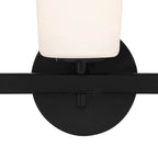Crystorama COL-103-BK Black Colton 3 Light Black Wall Mount Image 5