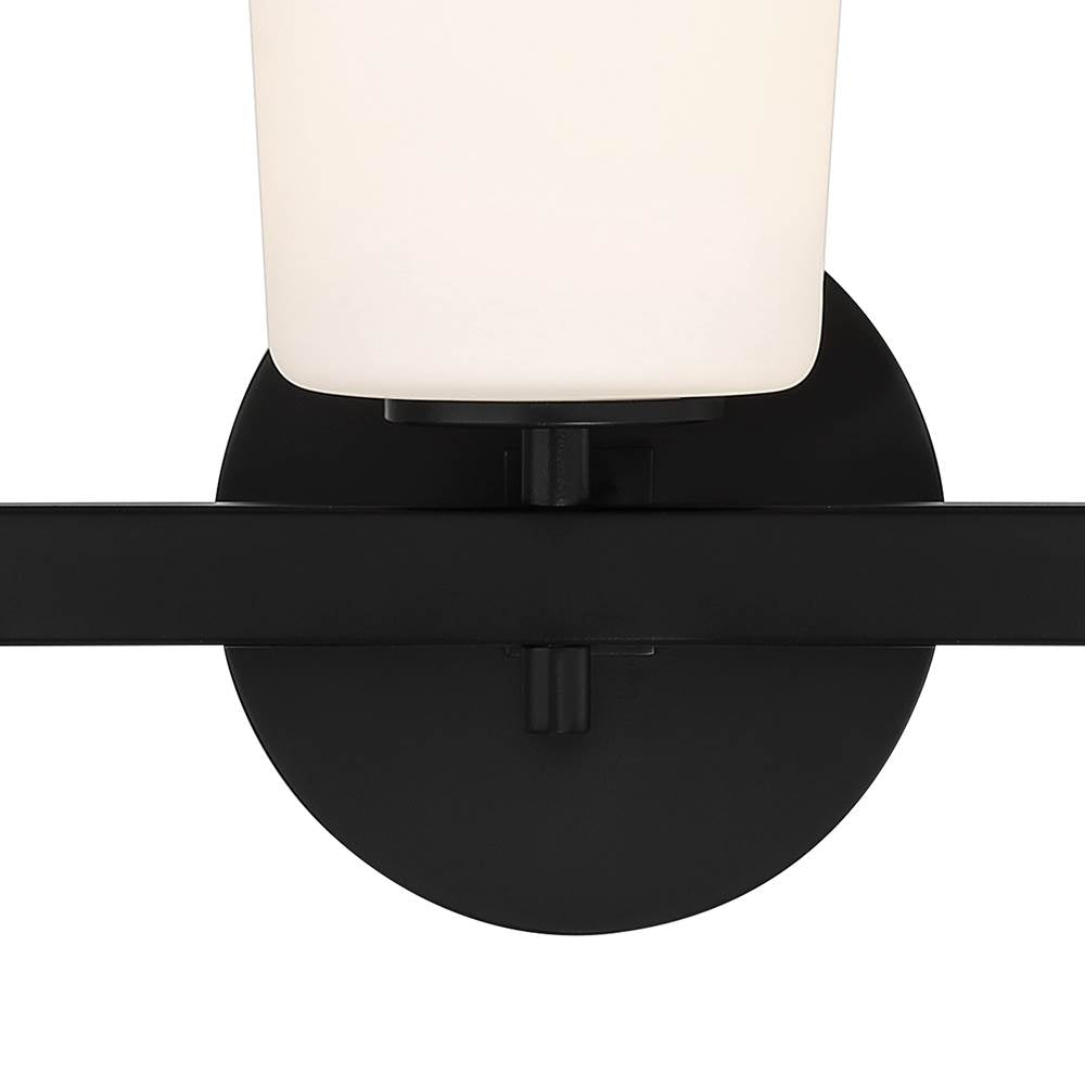 Crystorama COL-103-BK Black Colton 3 Light Black Wall Mount Image 5