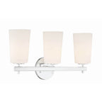 Crystorama COL-103-CH Polished Chrome Colton 3 Light Polished Chrome Wall Mount Image 4
