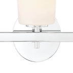 Crystorama COL-103-CH Polished Chrome Colton 3 Light Polished Chrome Wall Mount Image 3