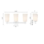 Crystorama COL-103-CH Polished Chrome Colton 3 Light Polished Chrome Wall Mount Image 2