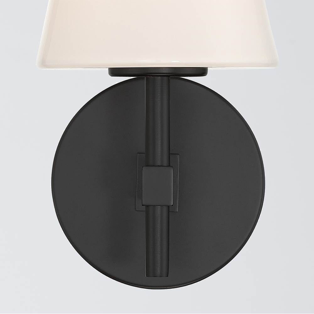 Crystorama COL-201-BK Black Colton 6'' Black Sconce Image 4