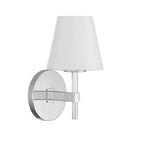 Crystorama Colton 6'' Black Sconce