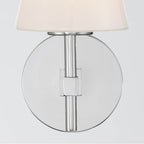 Crystorama COL-201-CH Polished Chrome Colton 6'' Polished Chrome Sconce Image 4