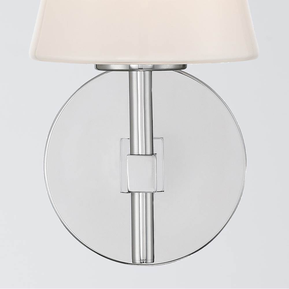 Crystorama COL-201-CH Polished Chrome Colton 6'' Polished Chrome Sconce Image 4