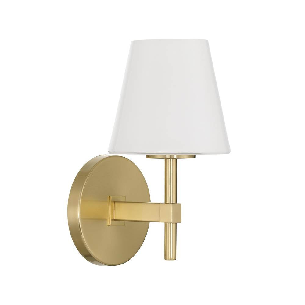 Crystorama Colton 6'' Black Sconce