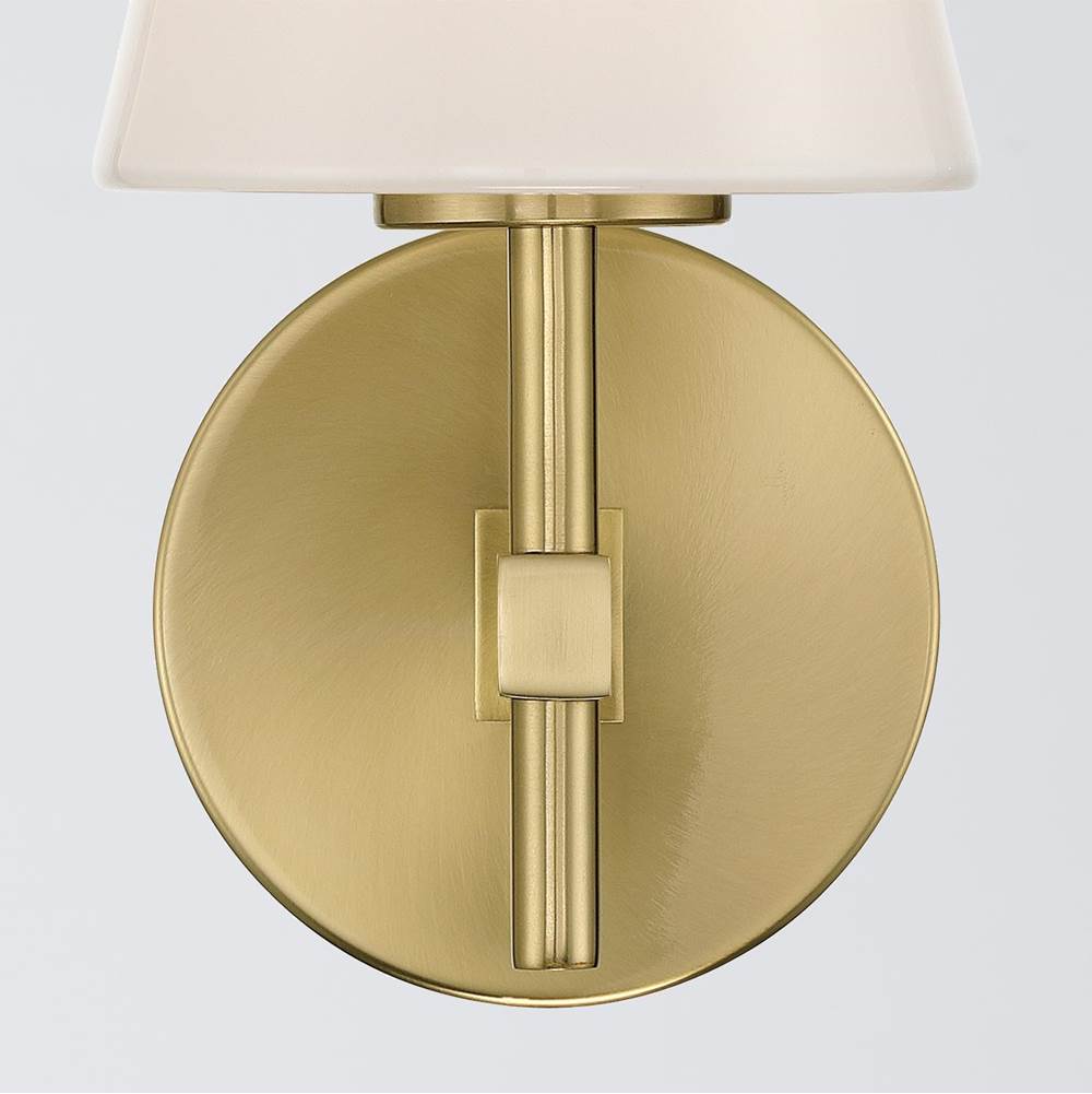 Crystorama COL-201-VG Vibrant Gold Colton 6'' Vibrant Gold Sconce Image 4