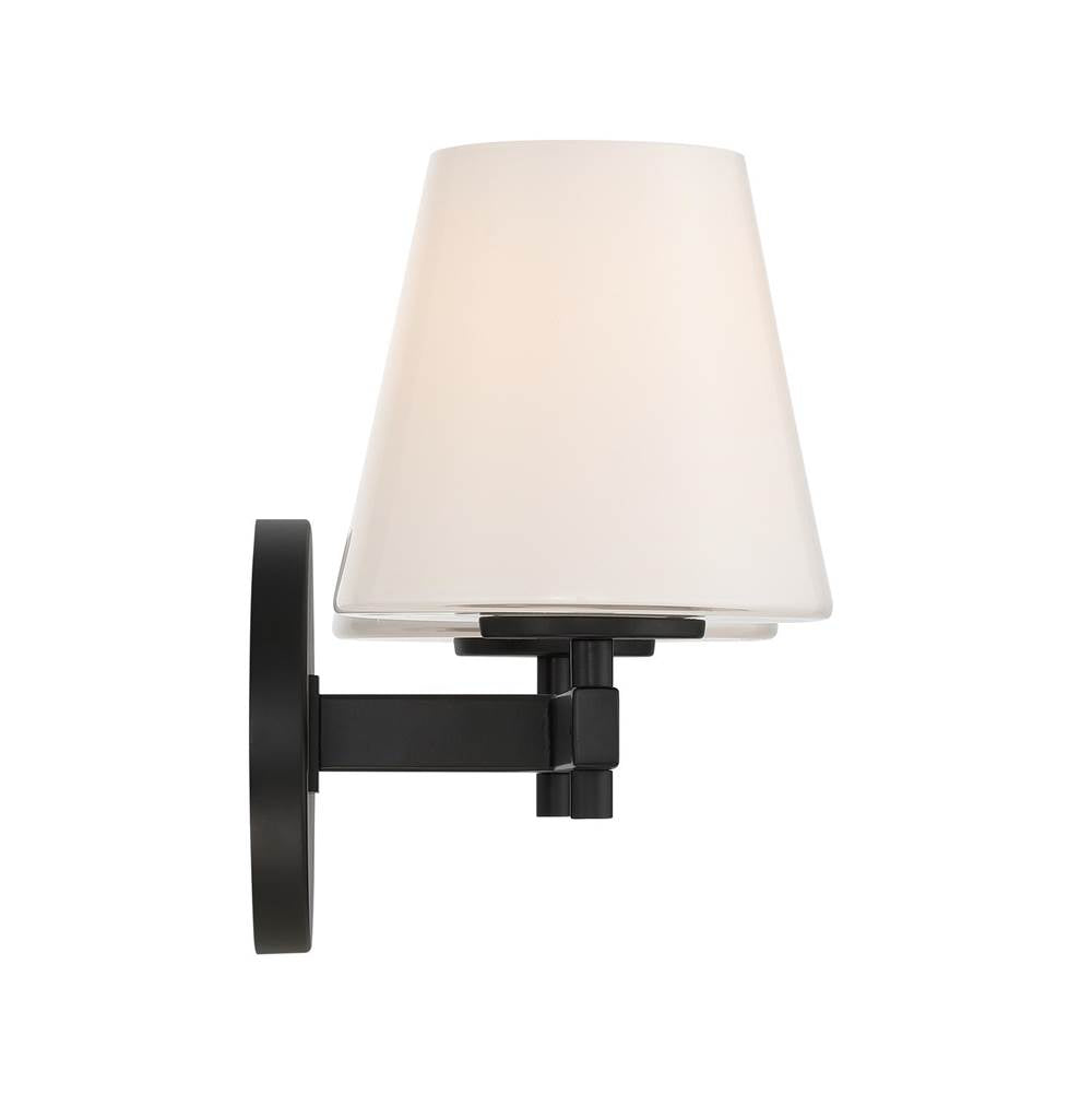 Crystorama COL-202-BK Black Colton 16'' Black Sconce Image 5