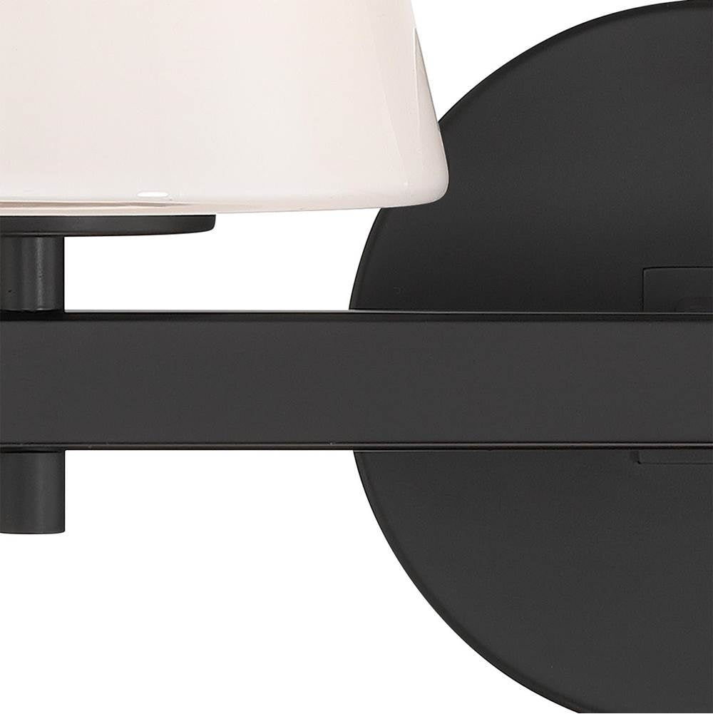 Crystorama COL-202-BK Black Colton 16'' Black Sconce Image 4