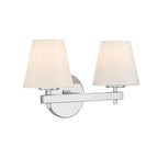 Crystorama COL-202-CH Polished Chrome Colton 16'' Polished Chrome Sconce Image 6