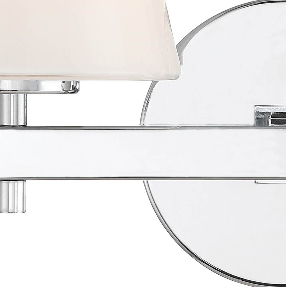 Crystorama COL-202-CH Polished Chrome Colton 16'' Polished Chrome Sconce Image 4
