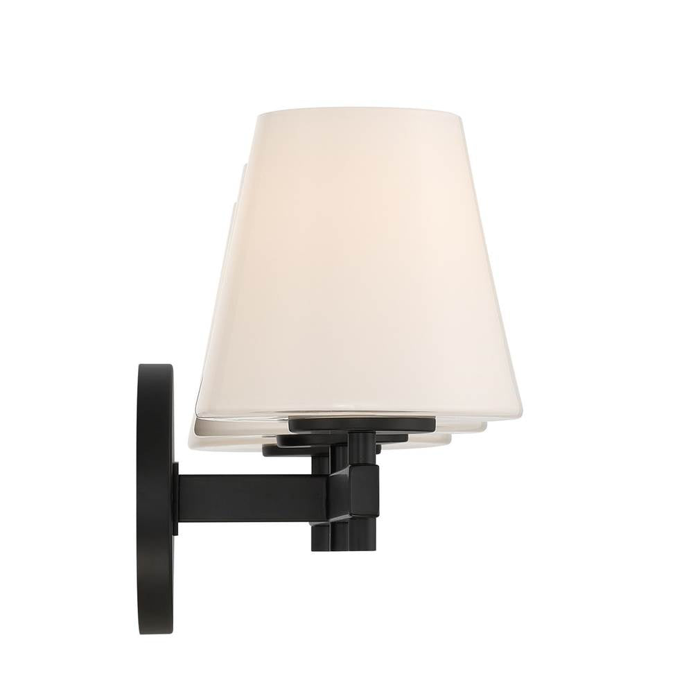 Crystorama COL-203-BK Black Colton 24.5'' Black Bathroom Vanity Image 5