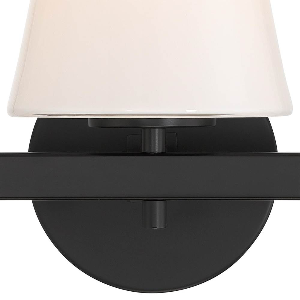 Crystorama COL-203-BK Black Colton 24.5'' Black Bathroom Vanity Image 4