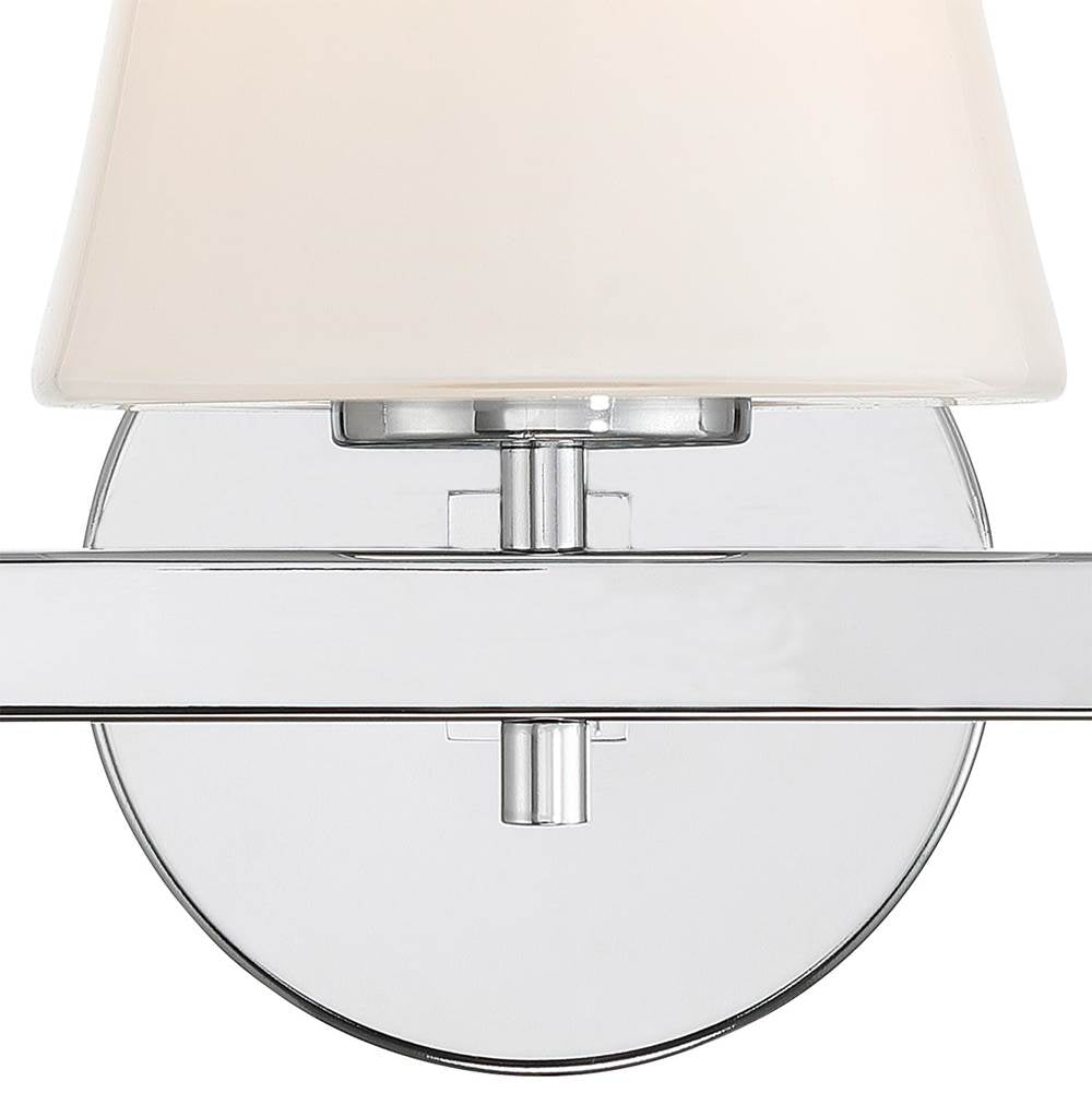 Crystorama COL-203-CH Polished Chrome Colton 24.5'' Polished Chrome Bathroom Vanity Image 4