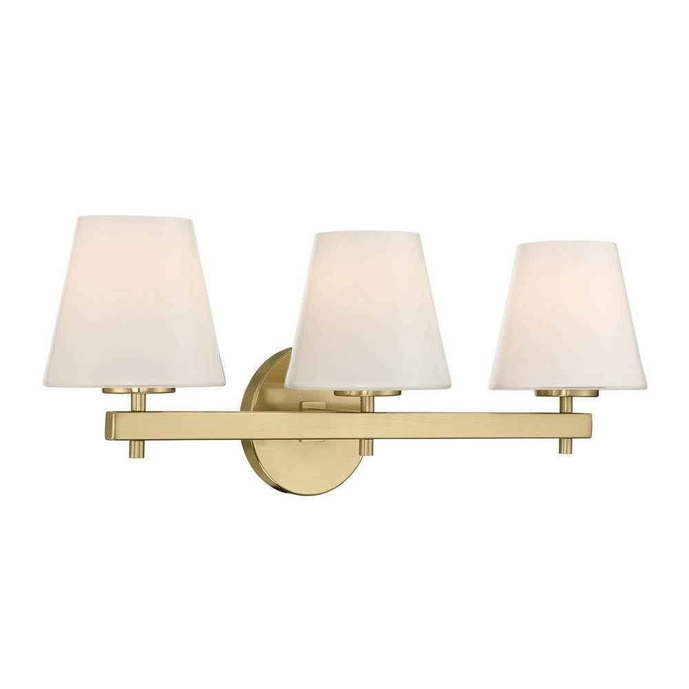 Crystorama COL-203-VG Vibrant Gold Colton 24.5'' Vibrant Gold Bathroom Vanity Image 6