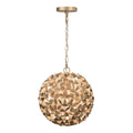 Crystorama COR-7105-SG Soft Gold Cora 13'' Soft Gold Chandelier Image 1