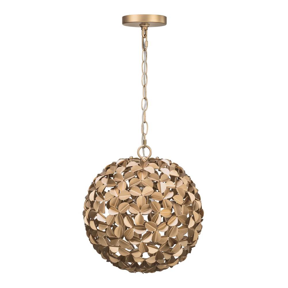 Crystorama Cora 13'' Soft Gold Chandelier