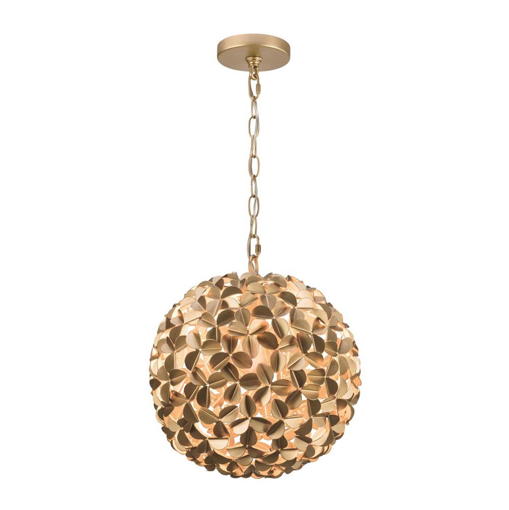 Crystorama COR-7105-SG Soft Gold Cora 13'' Soft Gold Chandelier Image 6