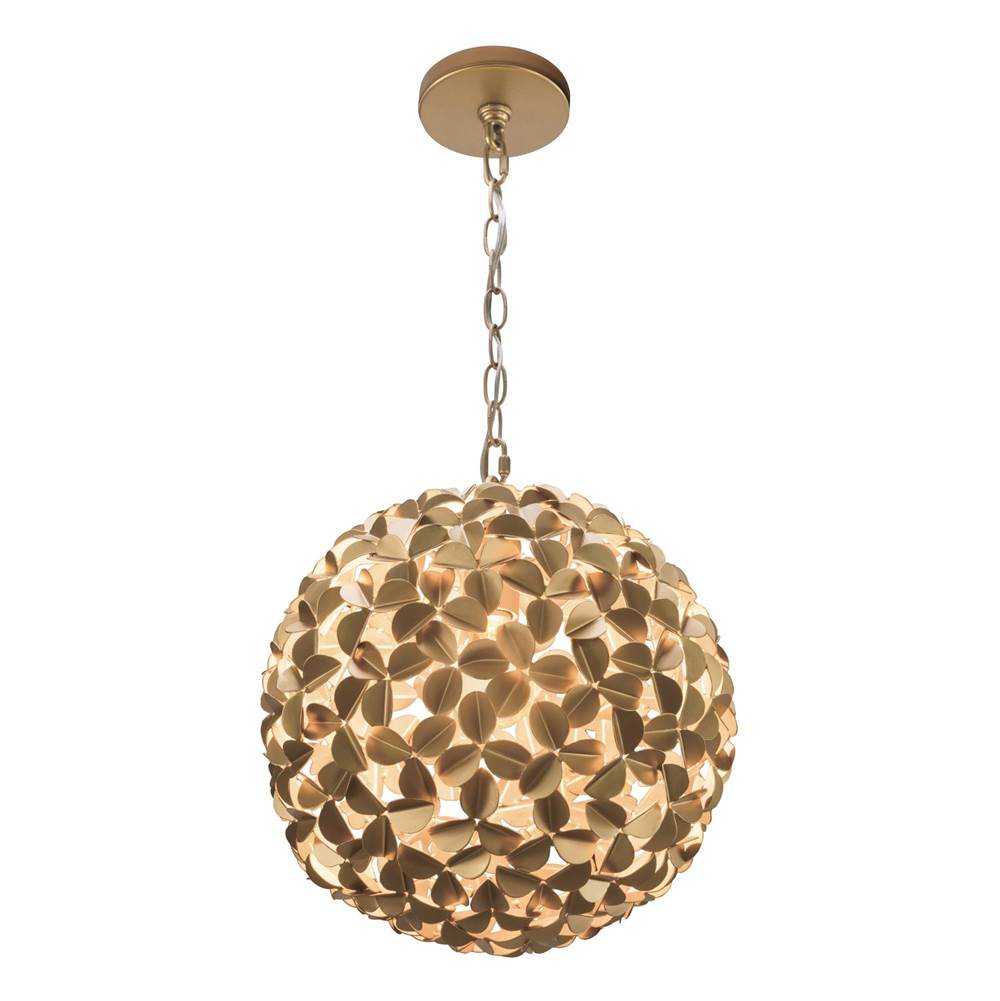 Crystorama COR-7105-SG Soft Gold Cora 13'' Soft Gold Chandelier Image 5