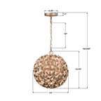 Crystorama COR-7105-SG Soft Gold Cora 13'' Soft Gold Chandelier Image 2