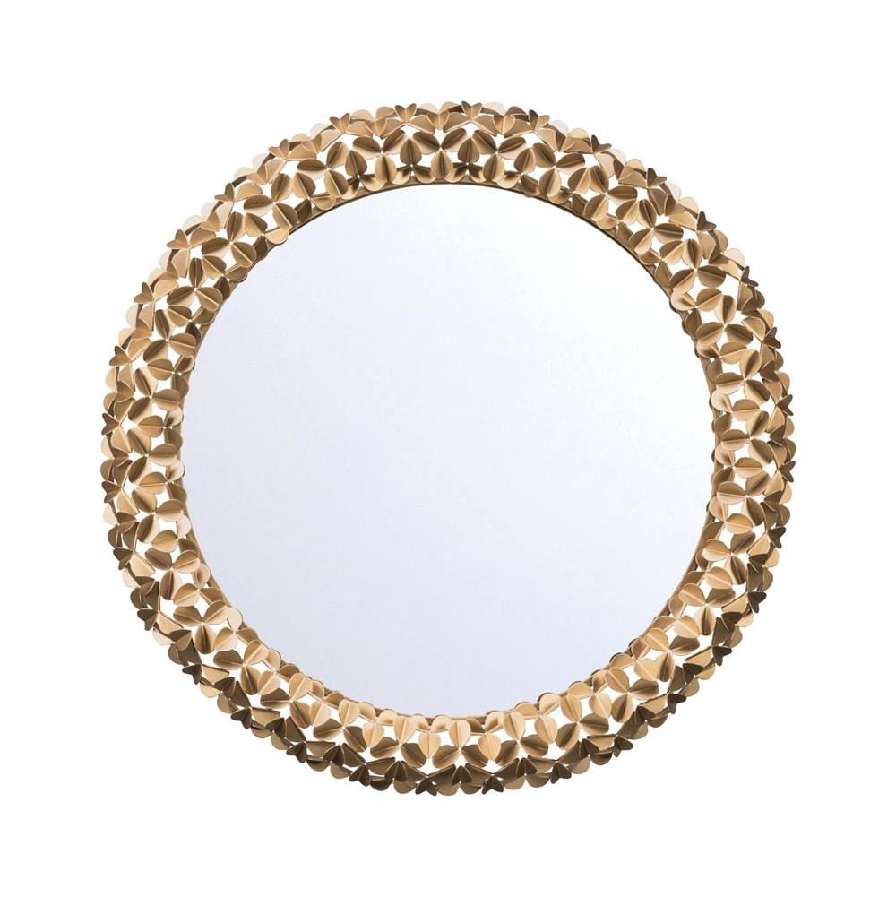 Crystorama COR-M710-SG Soft Gold Cora 30'' Soft Gold Mirror Image 1