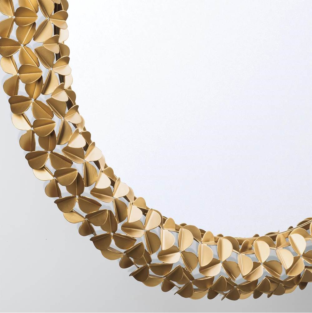 Crystorama COR-M710-SG Soft Gold Cora 30'' Soft Gold Mirror Image 5